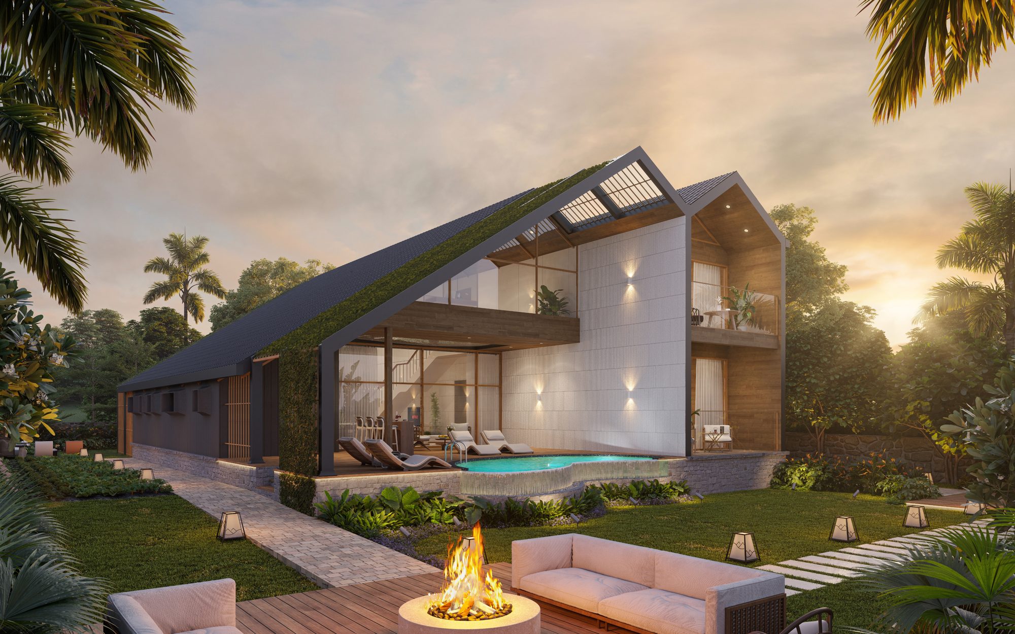 Villa terrace